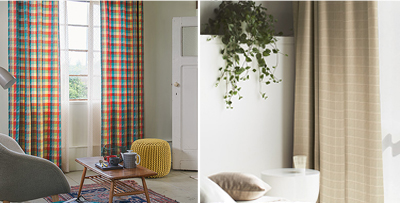 チェック柄カーテン カーテン通販専門店インズ カーテン専門のインテリアショップ