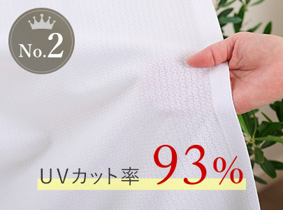レティス：UVカット率93%