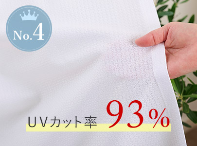 レティス：UVカット率93%