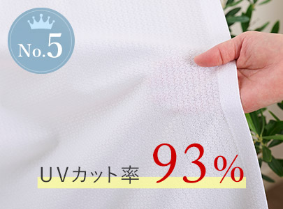 レティス：UVカット率93%