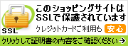 このショッピングサイトはSSLで保護されています