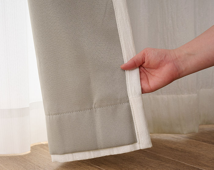 大人モダンな空間にクラッシュ加工がおしゃれな3級遮光カーテン オルジェ 裏地付き（D-8001）
