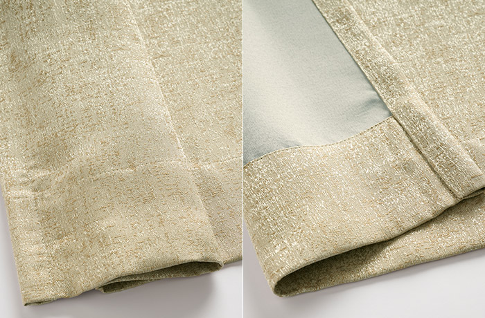 6色 ラグジュアリーな輝きが美しい2級遮光カーテン オレオール（D-8002）