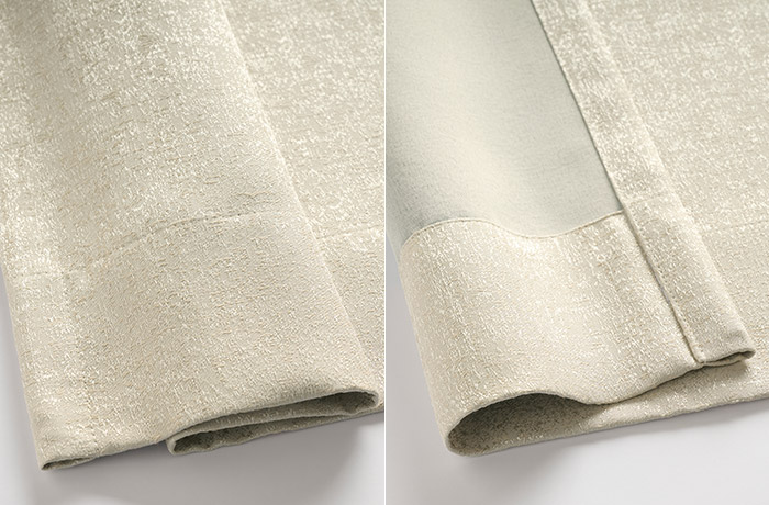 6色 ラグジュアリーな輝きが美しい2級遮光カーテン オレオール（D-8002）