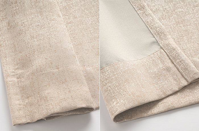 6色 ラグジュアリーな輝きが美しい2級遮光カーテン オレオール（D-8002）