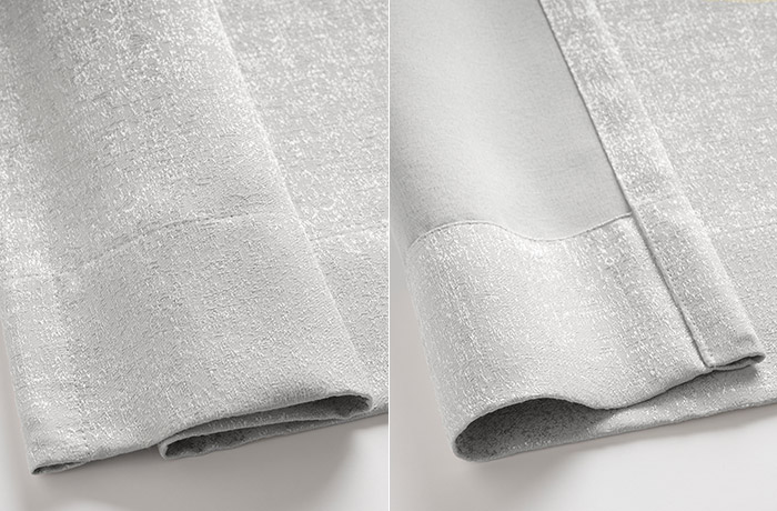 6色 ラグジュアリーな輝きが美しい2級遮光カーテン オレオール（D-8002）