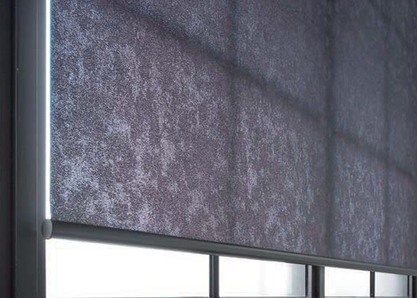 「ロールスクリーン ソフィー(ムーロ)」の透け方の写真