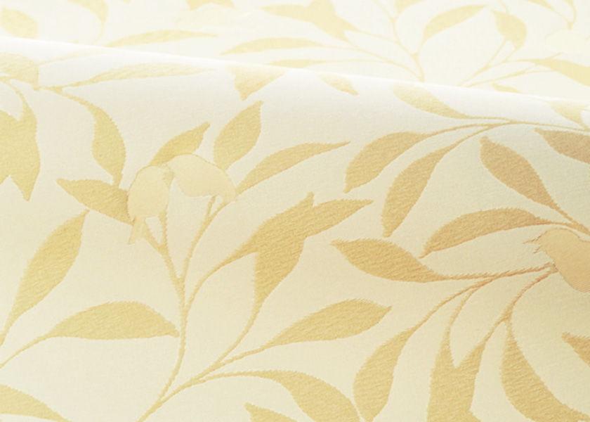 「ロールスクリーン ラルクシールド(コトリ)」の生地拡大の写真