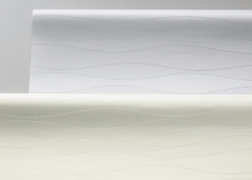 「ロールスクリーン　ラルクシールド（セーヌ）」の生地拡大の写真