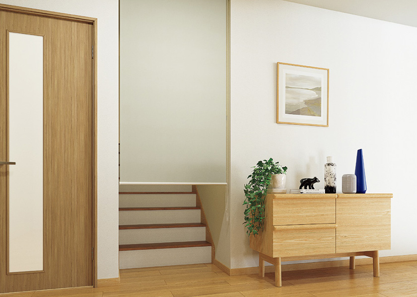 かわいい子供部屋におすすめの「ロールスクリーン ラルクシールド(ビブレ)」の利用例の写真