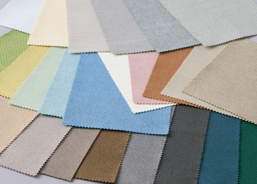 「ロールスクリーン ラルクシールド(ビブレ)」の生地拡大の写真