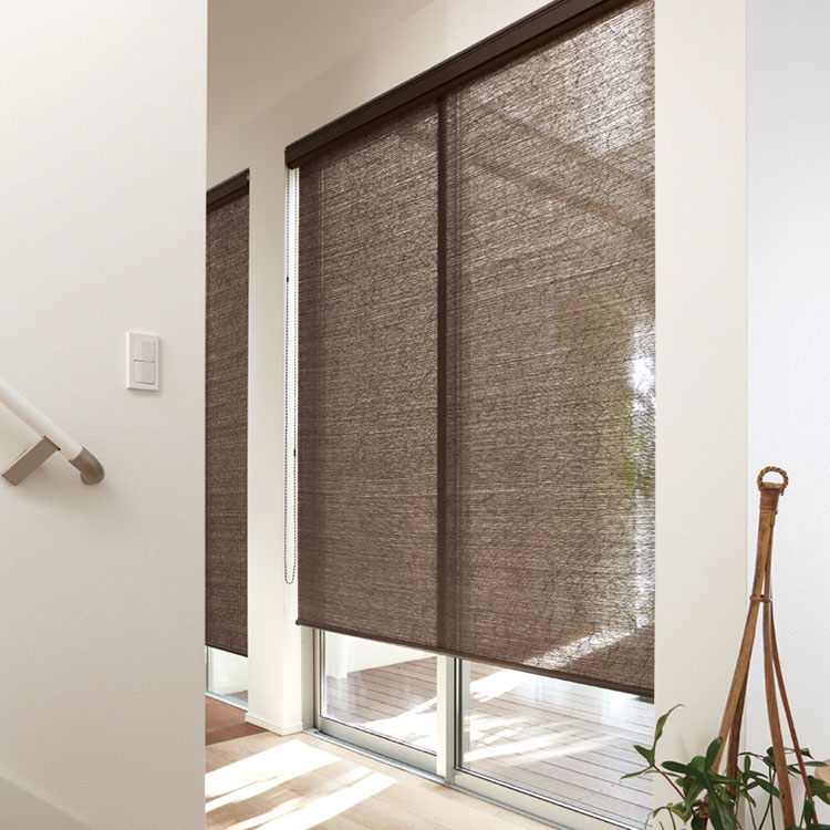 やわらかく光を取り入れる「ロールスクリーン ラルクシールド(ユキミ)」の利用例の写真