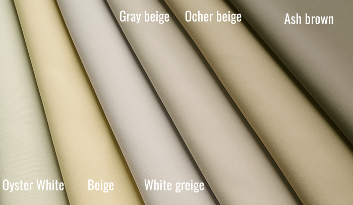 温かみのあるナチュラルカラー