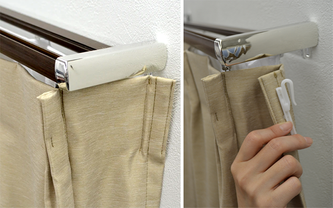 リターン縫製で横からの冷気を防ぐ