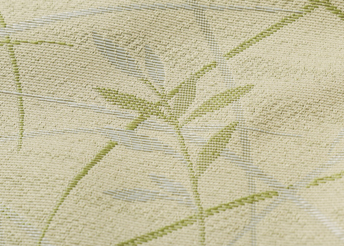 つゆ草柄を繊細に表現したやさしい色調の和風カーテン　ミクサ（D-8004）