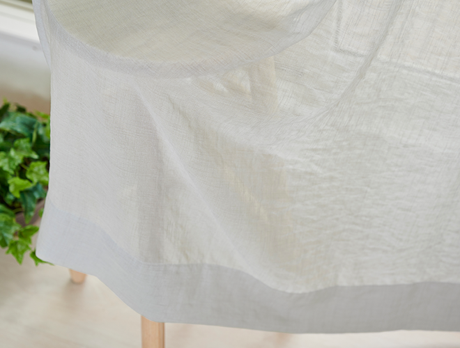 5色 リネンライクなレースカーテン エアリー（L-8202）｜カーテン通販